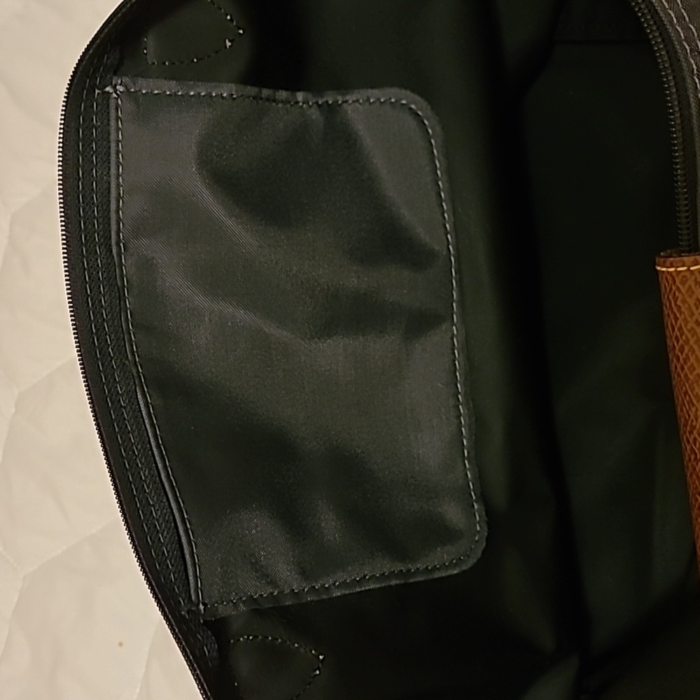 Longchamp Le Pliage Charcoal Grey Large Tote Bag - Picture 11 of 12